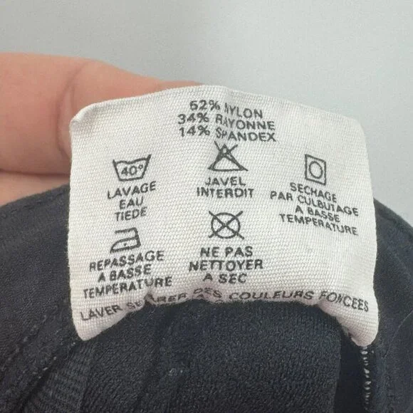 Patagonia Black Ankle Zip Legging Joggers Womens XS Nylon Blend Made In USA - Picture 6 of 8